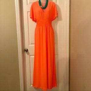 Maxi Dress with Kimono Sleeves by Ark & Co